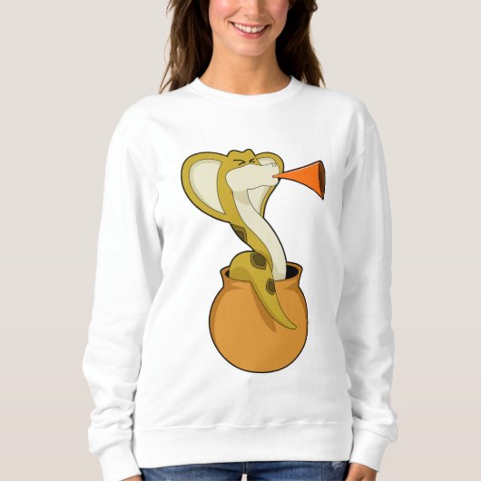Snake Trumpet Music Sweatshirt (Vorderseite)
