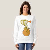 Snake Trumpet Music Sweatshirt (Vorne ganz)