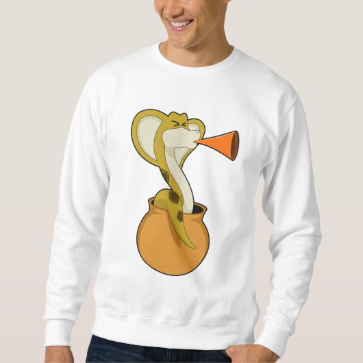 Snake Trumpet Music Sweatshirt (Vorderseite)