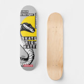 Snake under the moon. ONEIGHTH Tokyo Original Skateboard (Vorderseite)