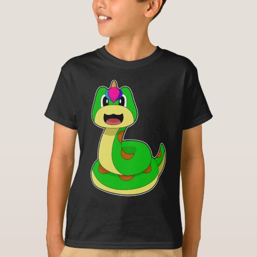 Snake Unicorn T-Shirt (Vorderseite)
