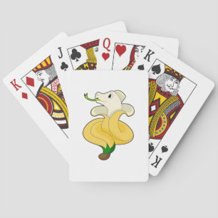 Snake with Banana Spielkarten
