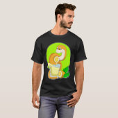 Snake with Glass of Lemon juice T-Shirt (Vorne ganz)