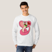 Snake with Rose T-Shirt (Vorne ganz)