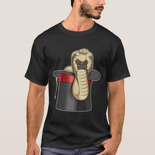 Snake Wizard Cylinder T-Shirt (Vorderseite)