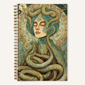 Snake Woman Dream Journal Notizblock (Vorderseite)