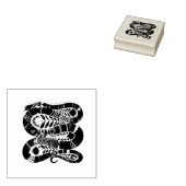 Snake Wood Art Briefmarke Gummistempel (Stempel)