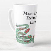 Snake World: Mama Lieben Extreme Latte. Milchtasse (Linke Ecke)