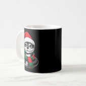 Snake Xmas Santa Hat F Christmas Costume  Kaffeetasse (Vorderseite Links)