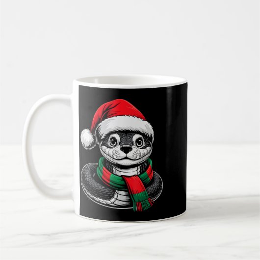 Snake Xmas Santa Hat F Christmas Costume Kaffeetasse (Links)