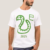 Snake Zodiac individuell anpassbares Jahr T-Shirt (Vorderseite)