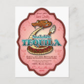 Snakebite Tequila Postkarte (Vorderseite)