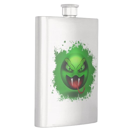 Snakemoji-Lagerschild Flachmann (Rechts)