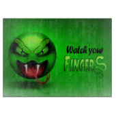 Snakemoji-Schneidbrett Schneidebrett (Vorderseite)