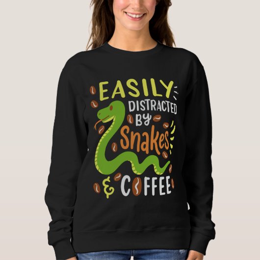 Snakes and Coffee Sweatshirt (Vorderseite)