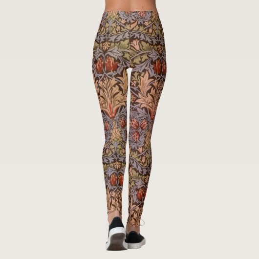 Snakes Head William Morris Leggings (Rückseite)