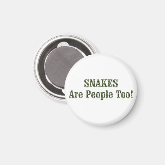 SNAKES sind auch Menschen! Magnet (Vorderseite/Rückseite)