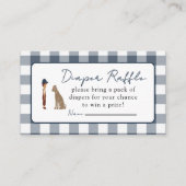 Snakes, Snails & Puppy Tails -diaper raffle card Begleitkarte (Vorderseite)