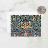 Snakeshead, Blume Wallpaper von William Morris Mitteilungskarte (Vorderseite/Rückseite Beispiel)