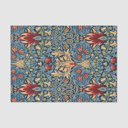 Snakeshead, Blume Wallpaper von William Morris Seidenpapier (Vorderseite)