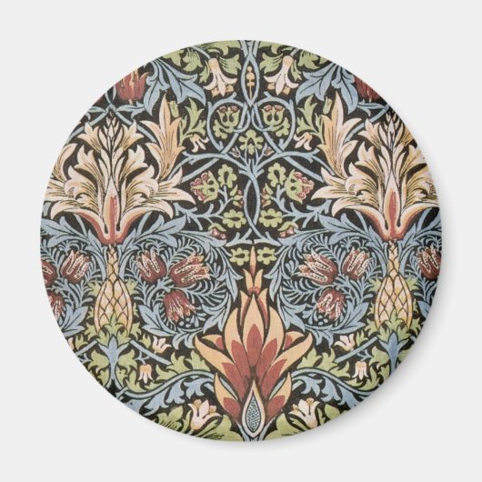 Snakeshead Design von William Morris Magnet (Vorne)