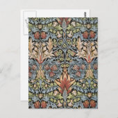 Snakeshead Design von William Morris Postkarte (Vorne/Hinten)