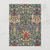 Snakeshead Design von William Morris Postkarte (Vorderseite)