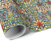 Snakeshead, ein farbiges William-Morris-Muster Geschenkpapier (Rolleneckpunkt)