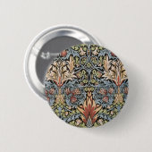 Snakeshead Entwurf durch William Morris Button (Vorne & Hinten)