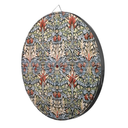 Snakeshead Pattern (von William Morris) Dartscheibe (Vorderseite rechts)