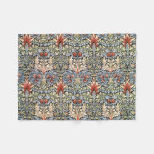 Snakeshead Pattern (von William Morris) Fleecedecke (Vorderseite (Horizontal))