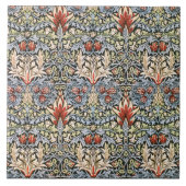 Snakeshead Pattern (von William Morris) Fliese (Vorderseite)