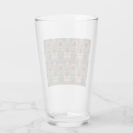 Snakeshead Pattern (von William Morris) Glas (Rückseite)