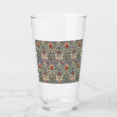 Snakeshead Pattern (von William Morris) Glas (Vorderseite)