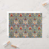 Snakeshead Pattern (von William Morris) Karte (Vorderseite/Rückseite Beispiel)