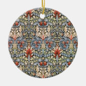 Snakeshead Pattern (von William Morris) Keramik Ornament (Vorne)