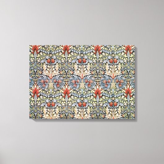 Snakeshead Pattern (von William Morris) Leinwanddruck (Vorderseite)