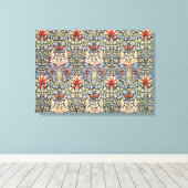 Snakeshead Pattern (von William Morris) Leinwanddruck (Insitu (Holzboden))