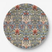 Snakeshead Pattern (von William Morris) Pappteller (Vorderseite)