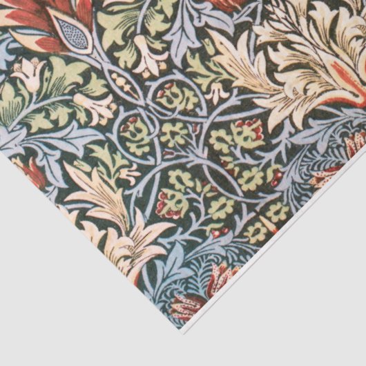 Snakeshead Pattern (von William Morris) Seidenpapier (Ausschnitt)