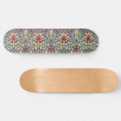 Snakeshead Pattern (von William Morris) Skateboard (Horizontal)