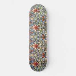 Snakeshead Pattern (von William Morris) Skateboard