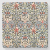 Snakeshead Pattern (von William Morris) Steinuntersetzer (Vorderseite)