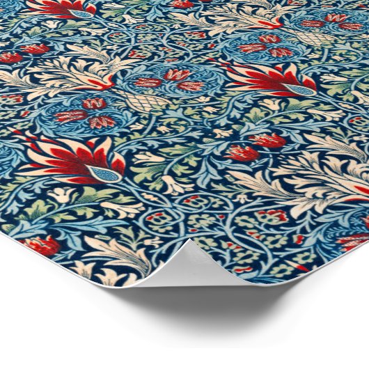 Snakeshead, William Morris Poster (Ecke)