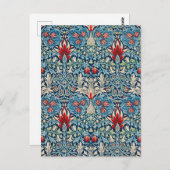 Snakeshead, William Morris Postkarte (Vorne/Hinten)