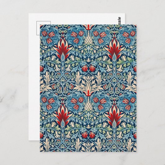 Snakeshead, William Morris Postkarte (Vorne/Hinten)