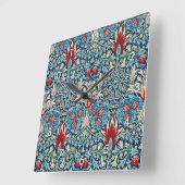 Snakeshead, William Morris Quadratische Wanduhr (Winkel)