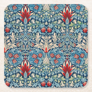 Snakeshead, William Morris Rechteckiger Pappuntersetzer