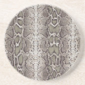 Snakeskin Animal Print Getränkeuntersetzer (Vorne)