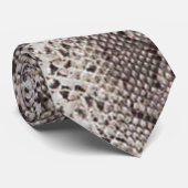 Snakeskin Animal Print Krawatte (Gerollt)